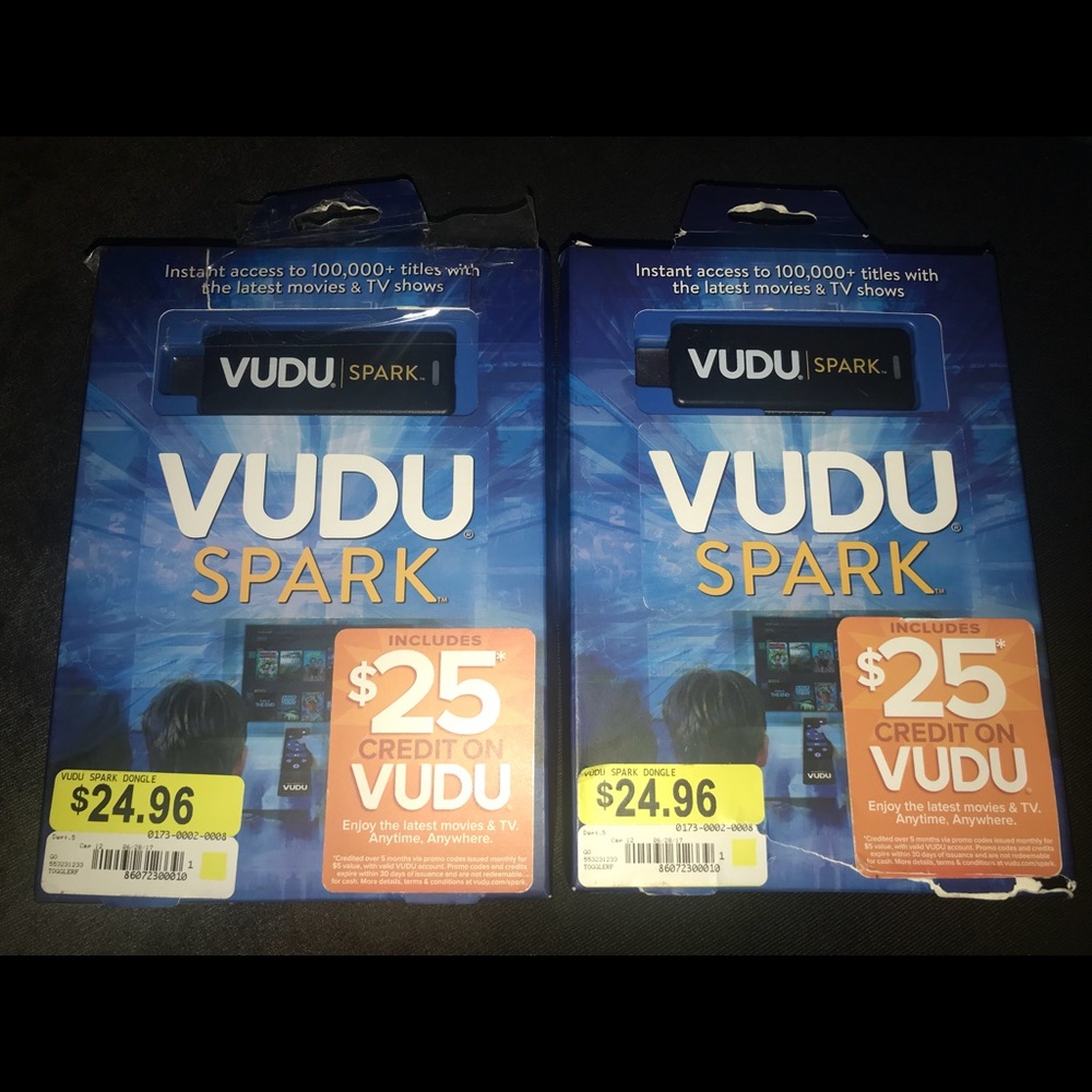 Vudu Spark Streaming Sticks